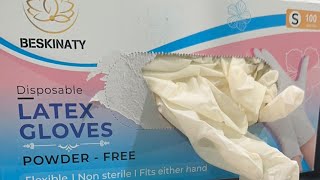 Test găng tay Latex và Nitrile .. Bà con vào xem