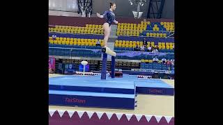 Russia’s Vladislava Urazova wins balance beam gold in Doha Artistic World Cup