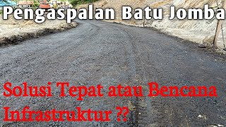 Viral ‼️Netizens Highlight Road Paving Plans in Batu Jomba, What's Wrong?