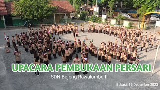 Upacara Pembukaan Persari Siaga SDN Bojong Rawalumbu I