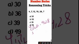 Number Series Reasoning Tricks for all B.ed & Competitive Exam #crackexam