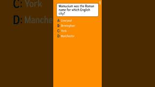 What English city was known as Mamucium in Roman times?