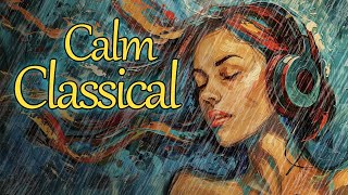 Calm Classical With Rain Sounds | Relaxing Classical Music