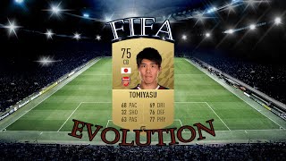 TAKEHIRO TOMIYASU - FIFA EVOLUTION (FIFA 17 - FIFA 22) #shorts