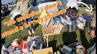 This guy was jealous of my trolley full of books - Ebay Reseller