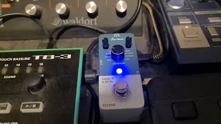 ASMUSE REVERB GUITAR PEDAL UNBOXING,  FOR BEHRINGER TD3, REVIEW.