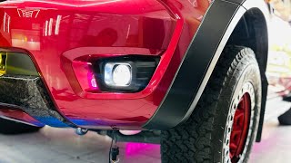 Nâp cấp bi gầm laser cho xe ford ranger 3 chế độ màu siêu sáng