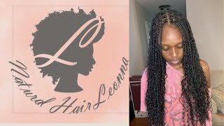 Boho Knotless Braids Touchup | Refresh