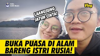 KAGUM! ISTRI BULE MUALAF MENIKMATI ALAM INDONESIA SAMBIL BUKA PUASA