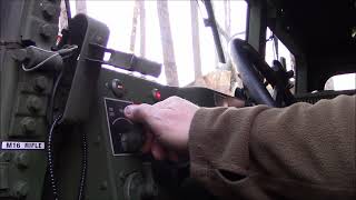 HMMWV Humvee Cold Start 7 degrees