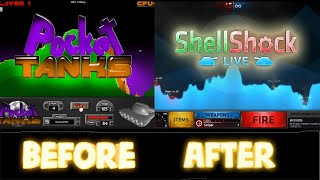 SHELLSHOCK LIVE 2022 vs POCKET TANKS DELUXE 2001 ➤ REMAKE?