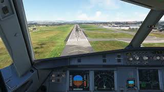 Turbulent Arrival into Glasgow (EGPF) | Fenix A320 CFM | MSFS