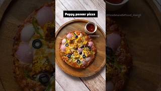 paneer pizza  🍕 recipe #paneerpizza #cheeseburst #easyrecipes #youtubesshorts