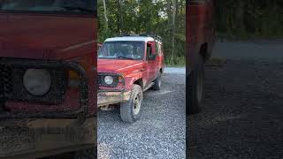 70 Series Land Cruiser event at Windrock Park