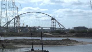 Nijmegen, invaren stadsbrug, 20-4-2013, 6