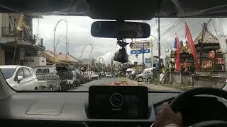 Ngiring Jro Bayan Mekalihan ngaturang Atos ke pura Batur, car All New Veloz matic by LPD Kayubihi