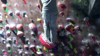 Bouldering at Brooklyn Boulders