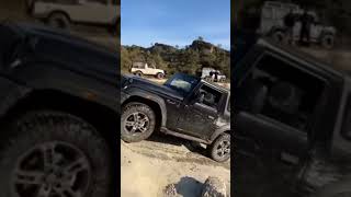 Thar 4x4 Off-road | Mahindra Thar Offroding #shorts #thar #offroad #viral #offroading