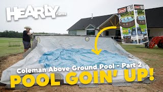 Above Ground Pool Setup YEAR 4!!!  - Sand to Grade, Pool Up!