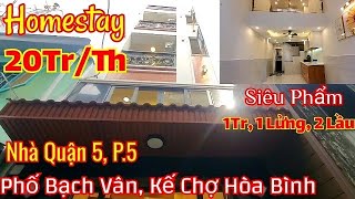 ✅Văn Trần Nhà SG247 | Bán Nhà Quận 5, Phố Bạch Vân, P.5, Hẻm Thông, 1 Siêu Phẩm Nhà Phố Có Nội Thất