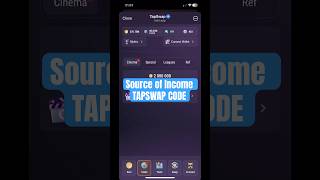 Source of Income Code Tapswap || Tapswap Video Code