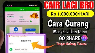 TRIK NUYUL GOSHARE❗TERBUKTI BERHASIL TERNYATA BEGINI CARA DAPAT UANG GOSHARE TANPA UNDANG TEMAN