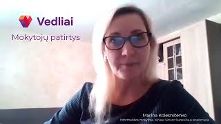 „Vedlių“ turinys – nepakeičiama pagalba IT pamokose!