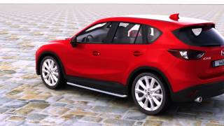 Küljerauad ANTEC Mazda CX-5 12-, ovaalsed 90x45