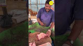 KASIMEDU SPEED SELVAM TREVALLY FISH CUTTING VIDEO / cutting focus #kasimeduselvam #bigfishcutting