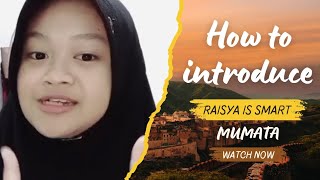 Perkenalan dalam Bahasa Inggris || Raisya