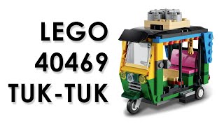 Unboxing the LEGO Creator Tuk Tuk 40469