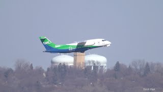 Key Lime Air / Denver Air Connection Departing Minneapolis for Ironwood MI N395DC