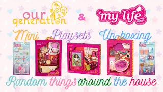 🛁Our Generation & My Life As Playset Unboxings ~Random Themed Sets~🐾