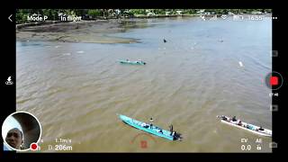 Live Mancing Di Laut menggunakan drone DJI Mavic Mini