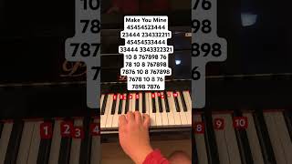 Make You Mine // follow my ig: jessnotes123 #piano #pianotutorial #pianomusic #madisonbeer