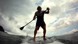 Surfing SUP in Jaco Costa Rica