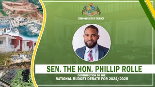 Senator Hon Phillip Rolle Contribution To 2024 Budget Debate