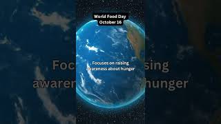 World Food Day-October 16🌎🥗🌽#dailyfacts #worldfoodday #october16 #daily