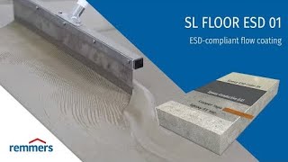 ESD-compliant flow coating - Remmers SL FLOOR ESD 01