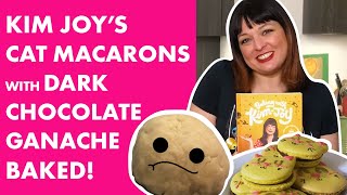 KITTY CAT MACARONS  - Baking with Kim Joy from the GBBO - Recipe BAKED! 😻