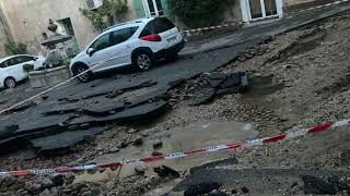 Orages : de gros dégâts à Saint-Marcel-d'Ardèche