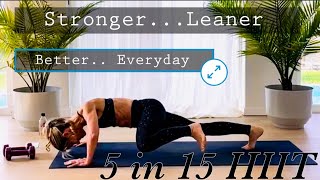 CHALLENGING HIGH INTENSITY CLASS -15 MIN CLASS