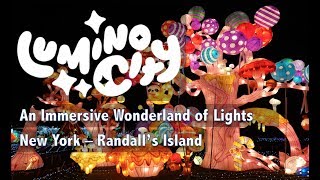 New York Holiday Light Show - LuminoCity - Randall’s Island