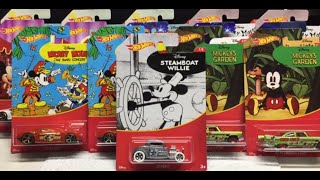 New Release Hot Wheels MOPAR & DISNEY - Mickey Mouse Sets