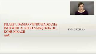 Filary udanego wprowadzania indywidualnego narzędzia do komunikacji AAC