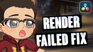 DaVinci Resolve Render Job Failed Fix