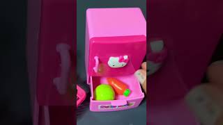 Hello Kitty Refrigerator in Mini Kitchen Set | ASMR