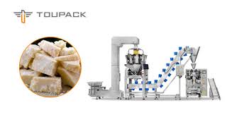 Toupack Frozen Cheese Bread weighing and packaging system