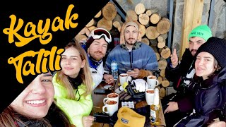 Kayak Tatili Vlog | Snow Board Kaymayı Öğrenemedim