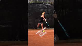 강서버가 되기위한 무한반복 서브연습 When would I hit massive #serves? #tennis #테니스 #sport #training #asmr #테니스연습